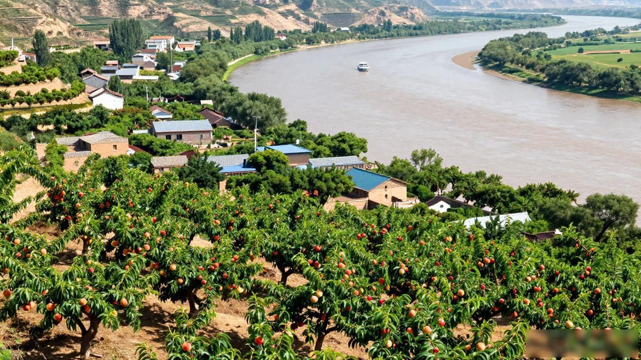 蜜桃产区的一二三产品_皋兰县什川镇蜜桃产业升级_什川镇蜜桃种植加工销售全链条
